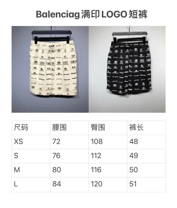 2023ss Balenciaga Shorts