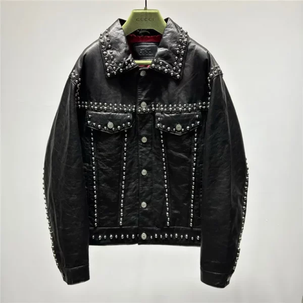 2023fw Gucci Real Leather Jacket