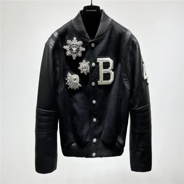 2023fw Balmain Real Leather Jacket