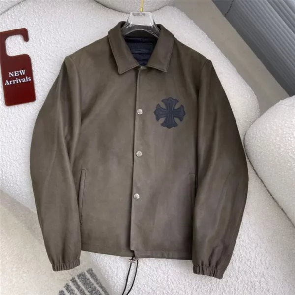 2022fw Chrome Hearts Real Leather Jacket