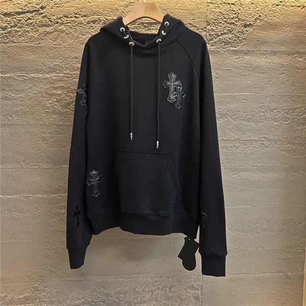 Chrome Hearts Leather Hoodie