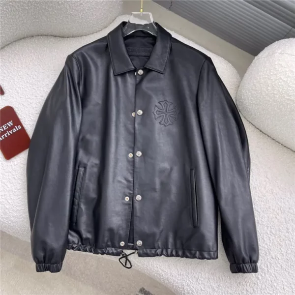 2022fw Chrome Hearts Real Leather Jacket