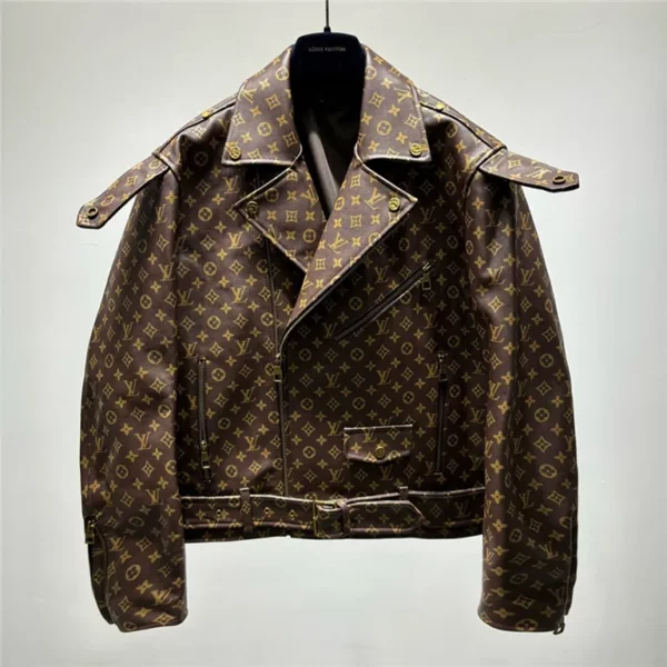 2023fw Louis Vuitton Real Leather Jacket