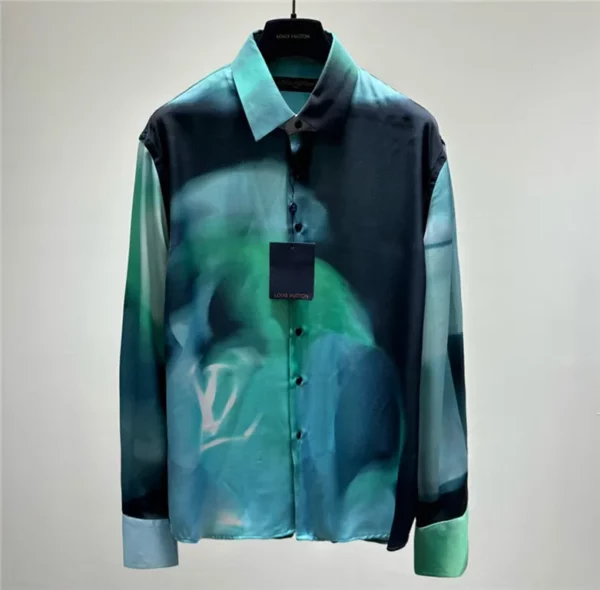 2023fw Louis Vuitton Silk Shirt