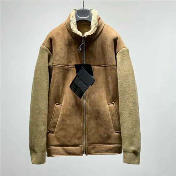 2023fw Prada Real Leather Jacket