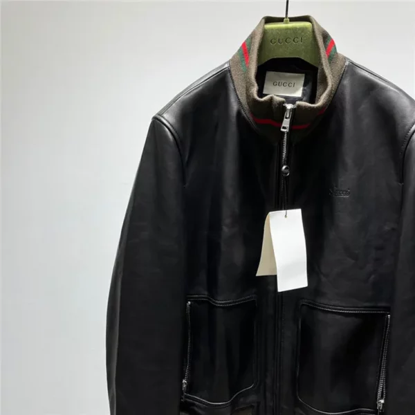 2023fw Gucci Real Leather Jacket