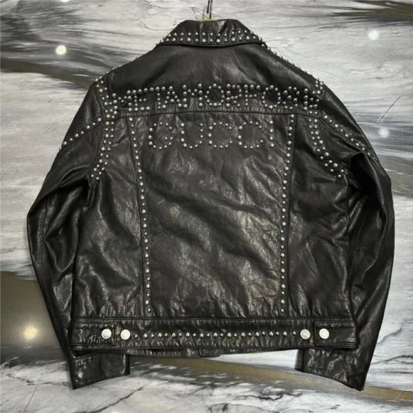 2023fw Gucci Real Leather Jacket