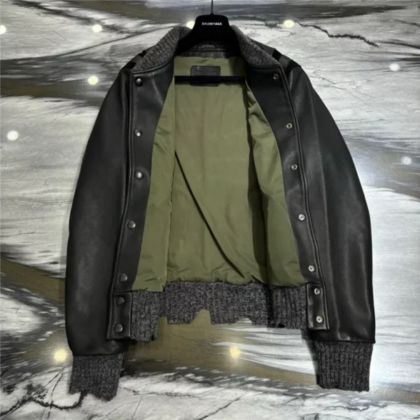 2023fw OW Real Leather Jacket