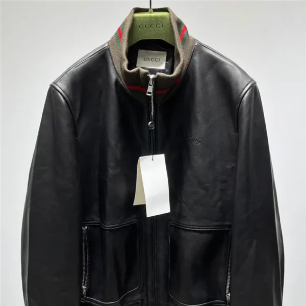 2023fw Gucci Real Leather Jacket