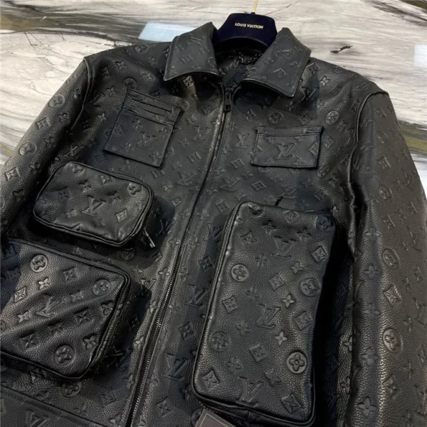 2022fw Louis Vuitton Real Leather Jacket