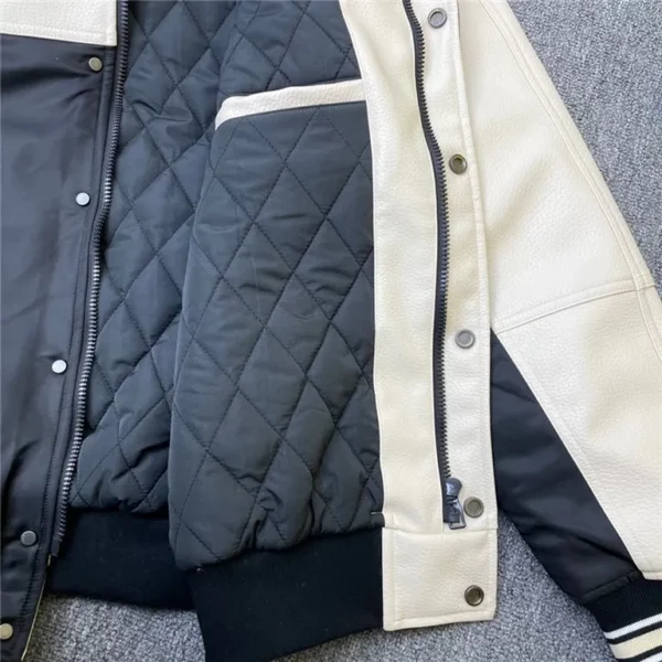 2024ss Louis Vuitton Leather Cotton Jacket