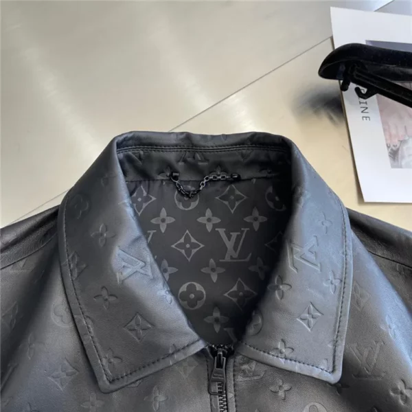 2022ss Louis Vuitton Real Leather Jacket