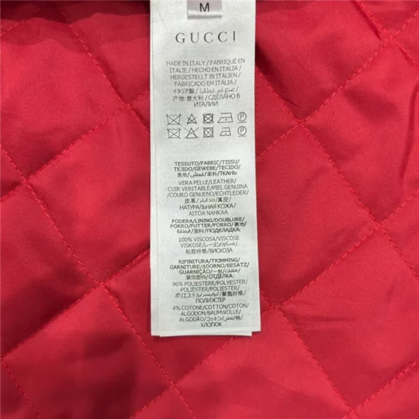 2023fw Gucci Real Leather Jacket