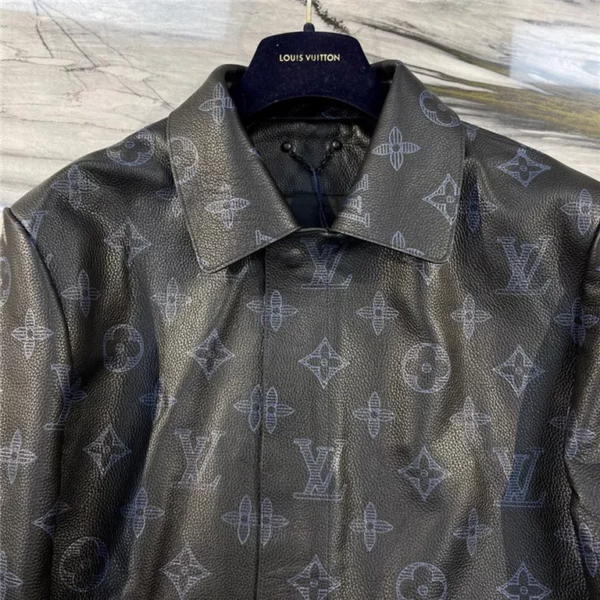 2022fw Louis Vuitton Real Leather Jacket