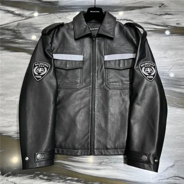 2023fw Balenciaga Real Leather Jacket