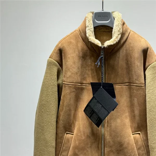 2023fw Prada Real Leather Jacket