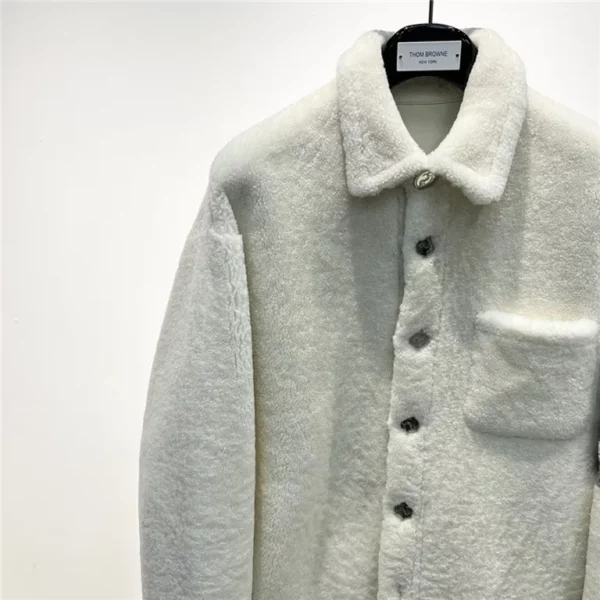 Thom Browne Real Leather Coat
