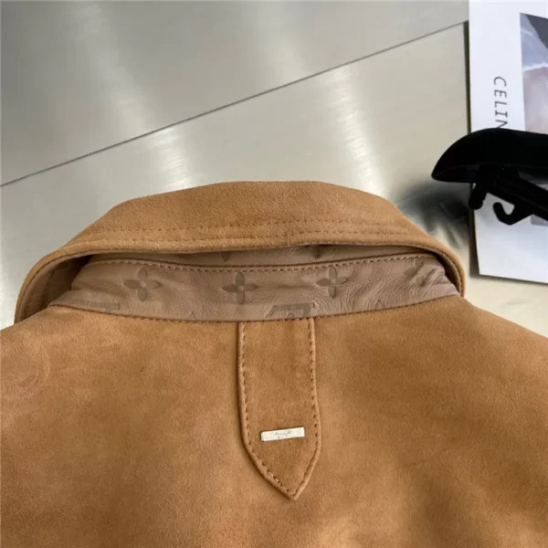 2022ss Louis Vuitton Real Leather Jacket