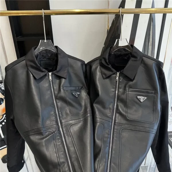 2023fw Prada Real Leather Jacket