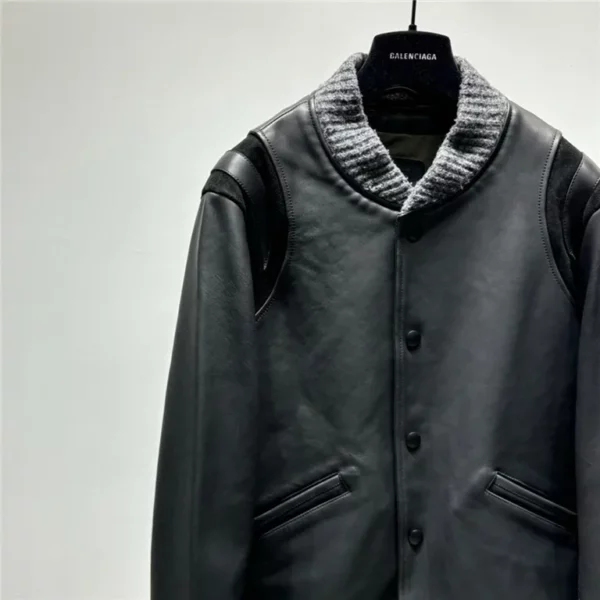 2023fw OW Real Leather Jacket