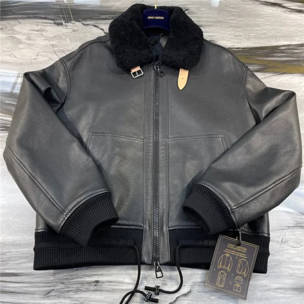 2022fw Louis Vuitton Real Leather Jacket