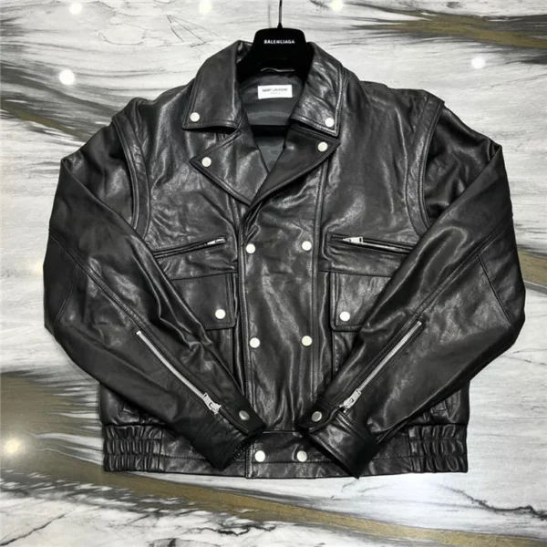 2023fw Saint Laurent Leather Jacket