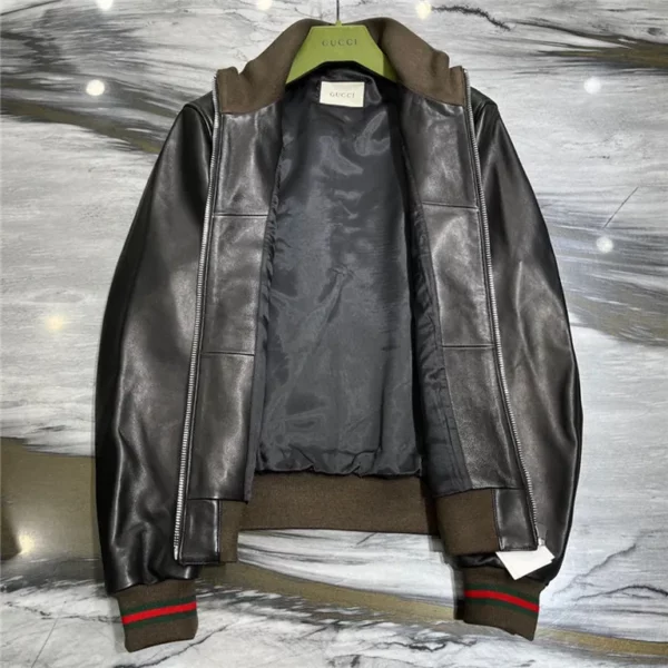 2023fw Gucci Real Leather Jacket