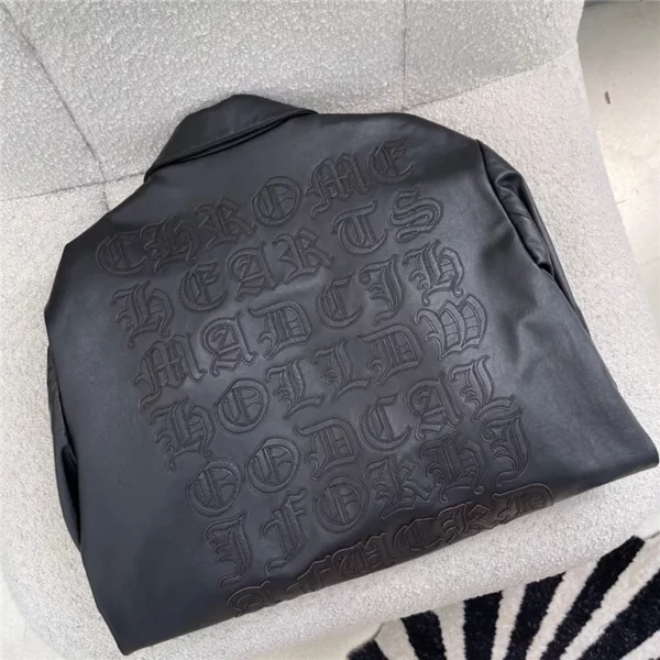 2022fw Chrome Hearts Real Leather Jacket