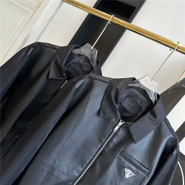 2023fw Prada Real Leather Jacket