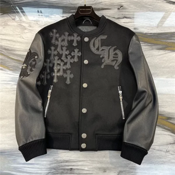 Chrome Hearts Leather Jacket