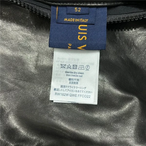 2023fw Louis Vuitton Real Leather Jacket