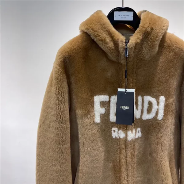 2023fw Fendi Real Leather Overcoat