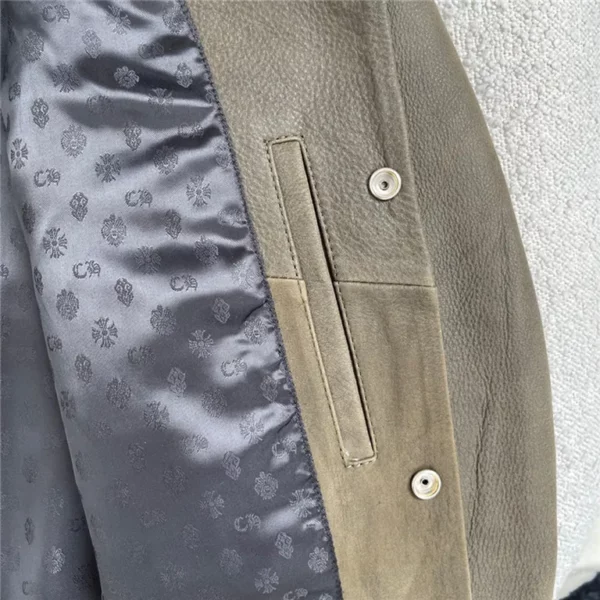 2022fw Chrome Hearts Real Leather Jacket