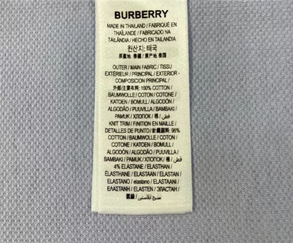 22022ss Burberry Polo