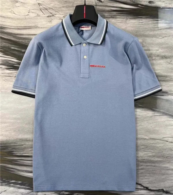 2023ss Prada  Polo Shirt