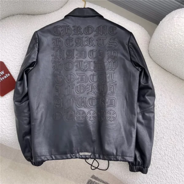 2022fw Chrome Hearts Real Leather Jacket