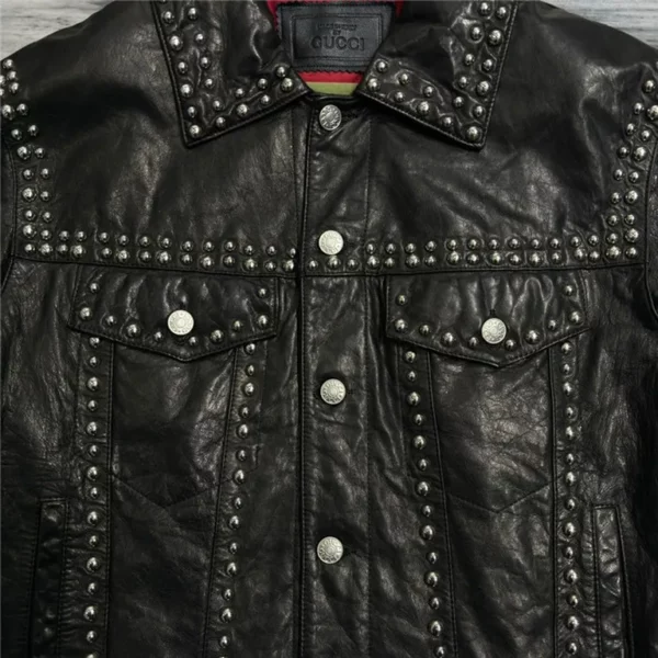 2023fw Gucci Real Leather Jacket