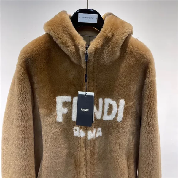 2023fw Fendi Real Leather Overcoat