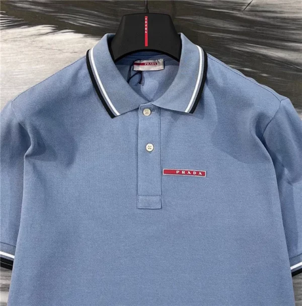 2023ss Prada  Polo Shirt