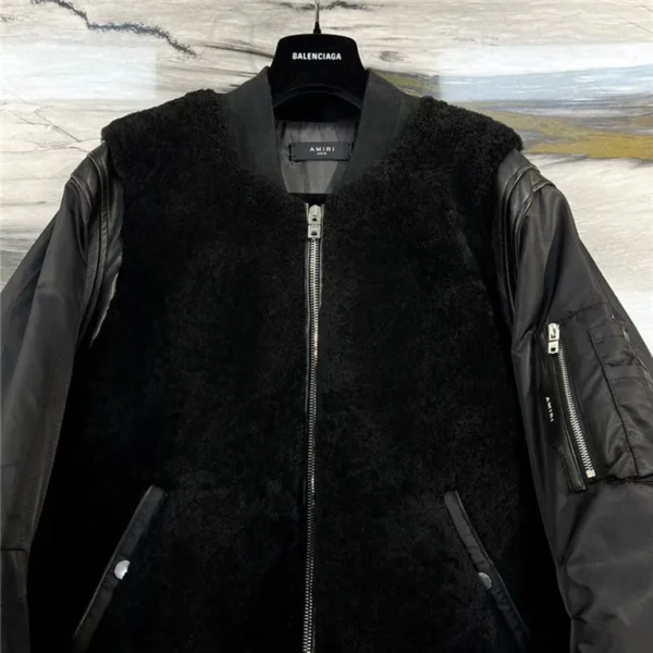 2022fw Amiri Real leather Jacket