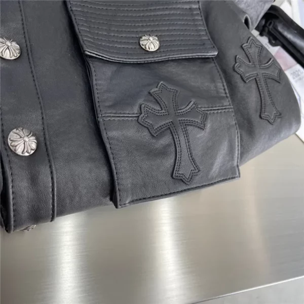 2022fw Chrome Hearts Real Leather Jacket