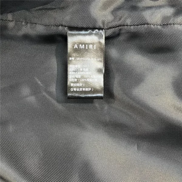 2022fw Amiri Real leather Jacket