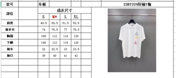 2023ss Dior T Shirt