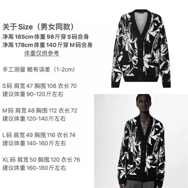 2023fw Louis Vuitton Cardigan sweater