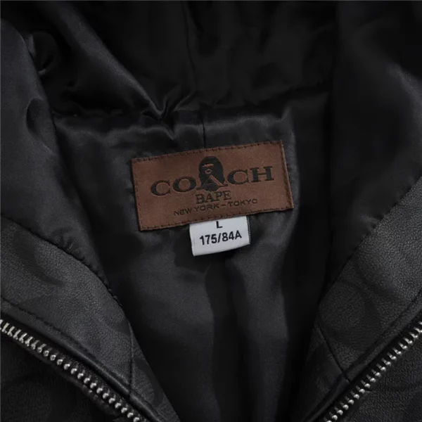2022ss BAPE Real Leather Jacket