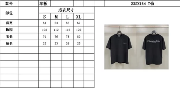 2023fw Dior T Shirt