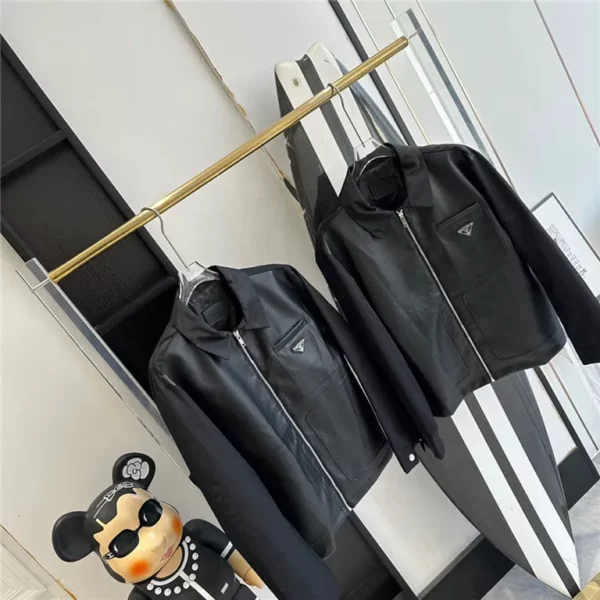 2023fw Prada Real Leather Jacket