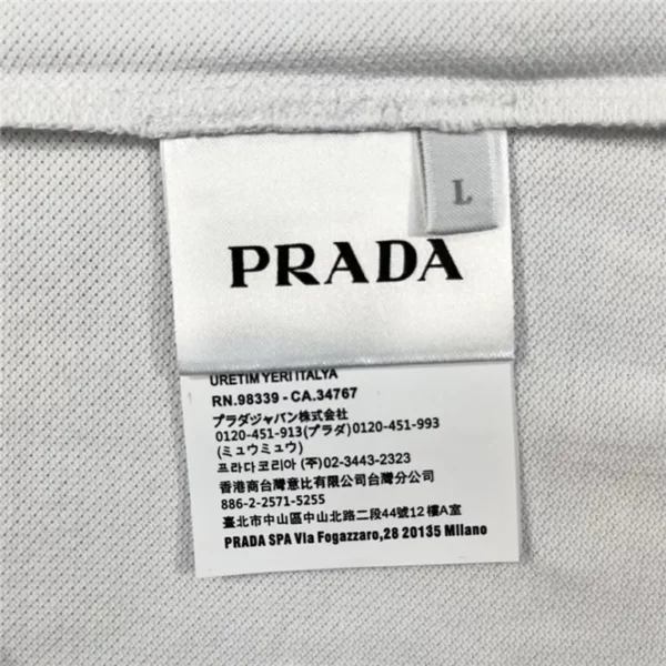 2023ss Prada  Polo Shirt