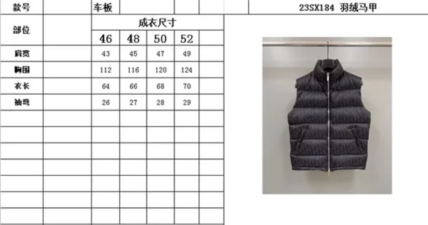 2023fw Dior vest