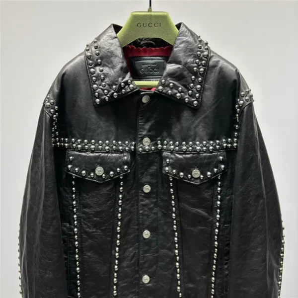 2023fw Gucci Real Leather Jacket